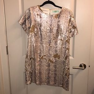 Karlie Reversible Sequin Dress Size L